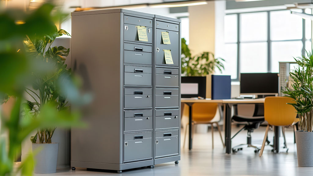 Personne mesurant un espace mural avec un mètre ruban avant installation d'armoire